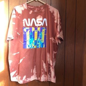 Bleach dyed nasa tee SOLD